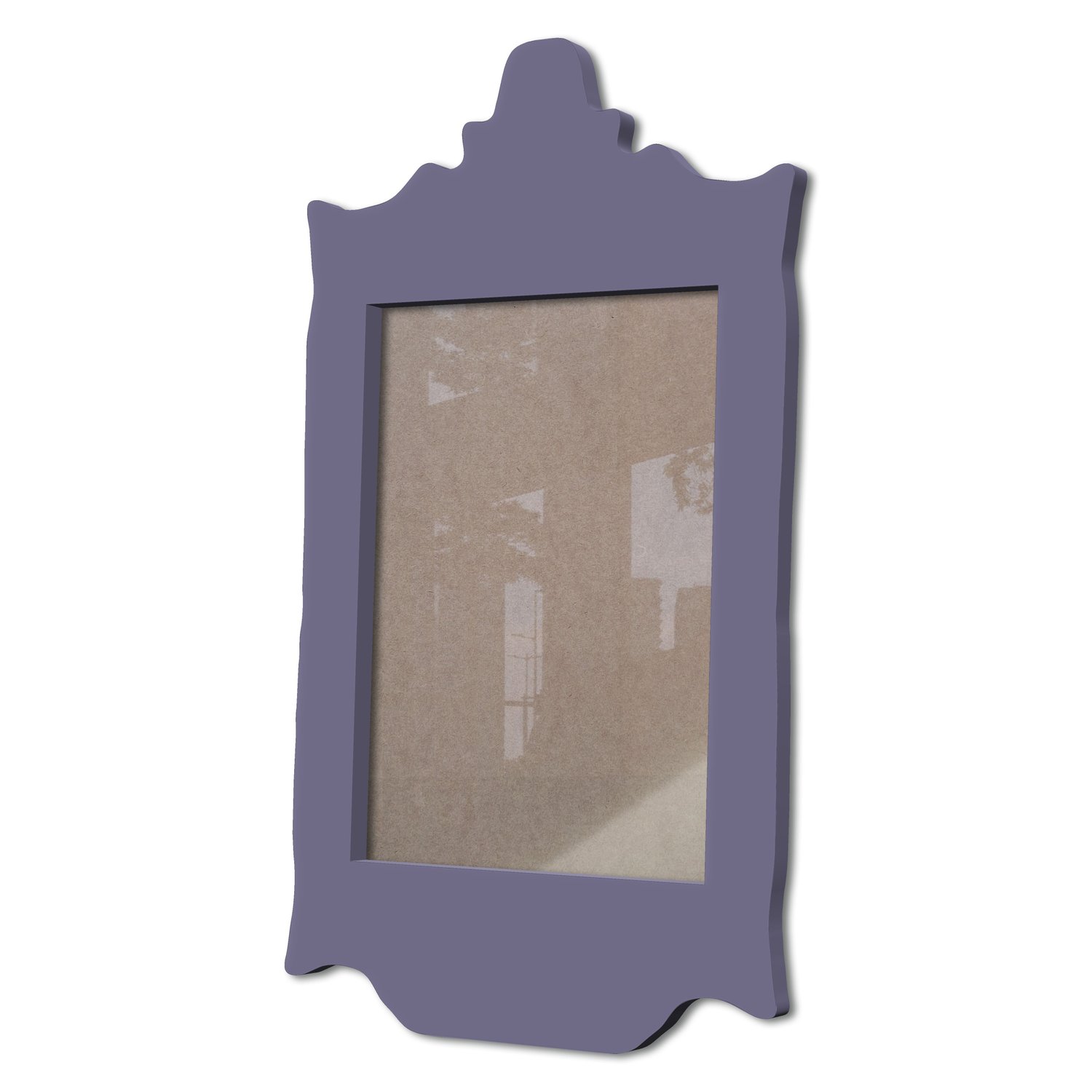 Moldura Provençal Colorida Em Mdf 6 mm Para Quadros Decorativos Com Fundo MDF e Acetato