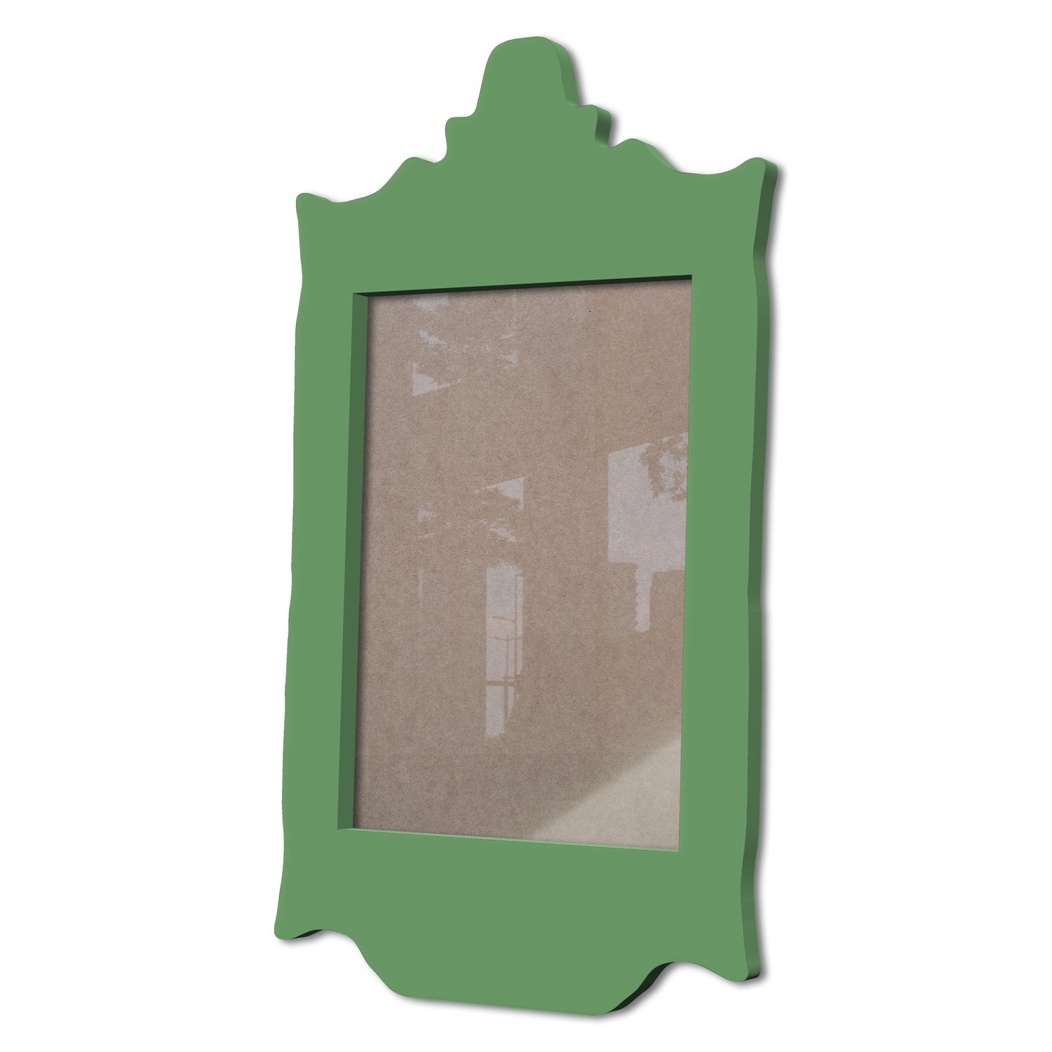 Moldura Provençal Colorida Em Mdf 6 mm Para Quadros Decorativos Com Fundo MDF e Acetato