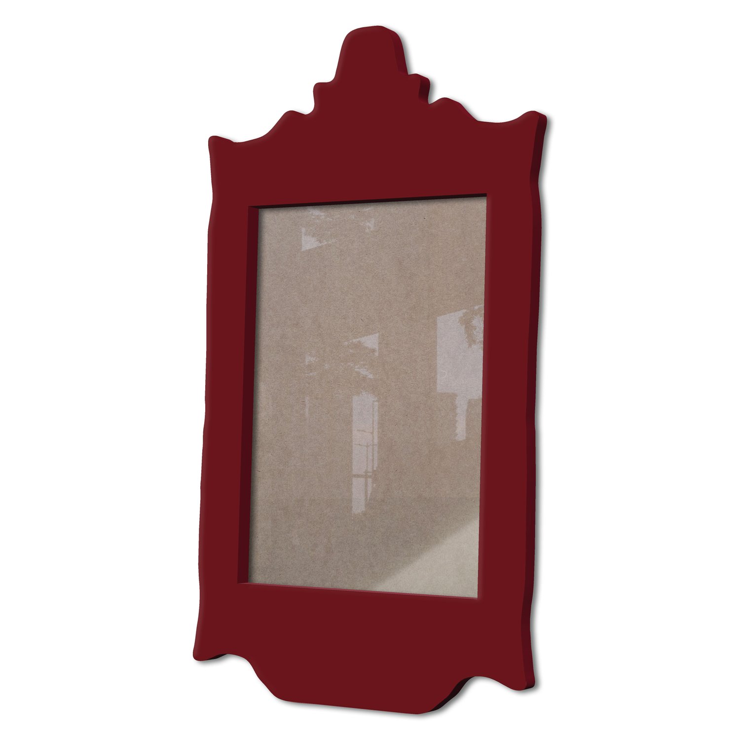 Moldura Provençal Colorida Em Mdf 6 mm Para Quadros Decorativos Com Fundo MDF e Acetato