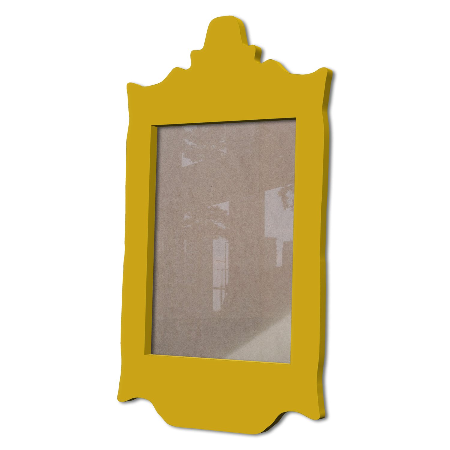 Moldura Provençal Colorida Em Mdf 6 mm Para Quadros Decorativos Com Fundo MDF e Acetato