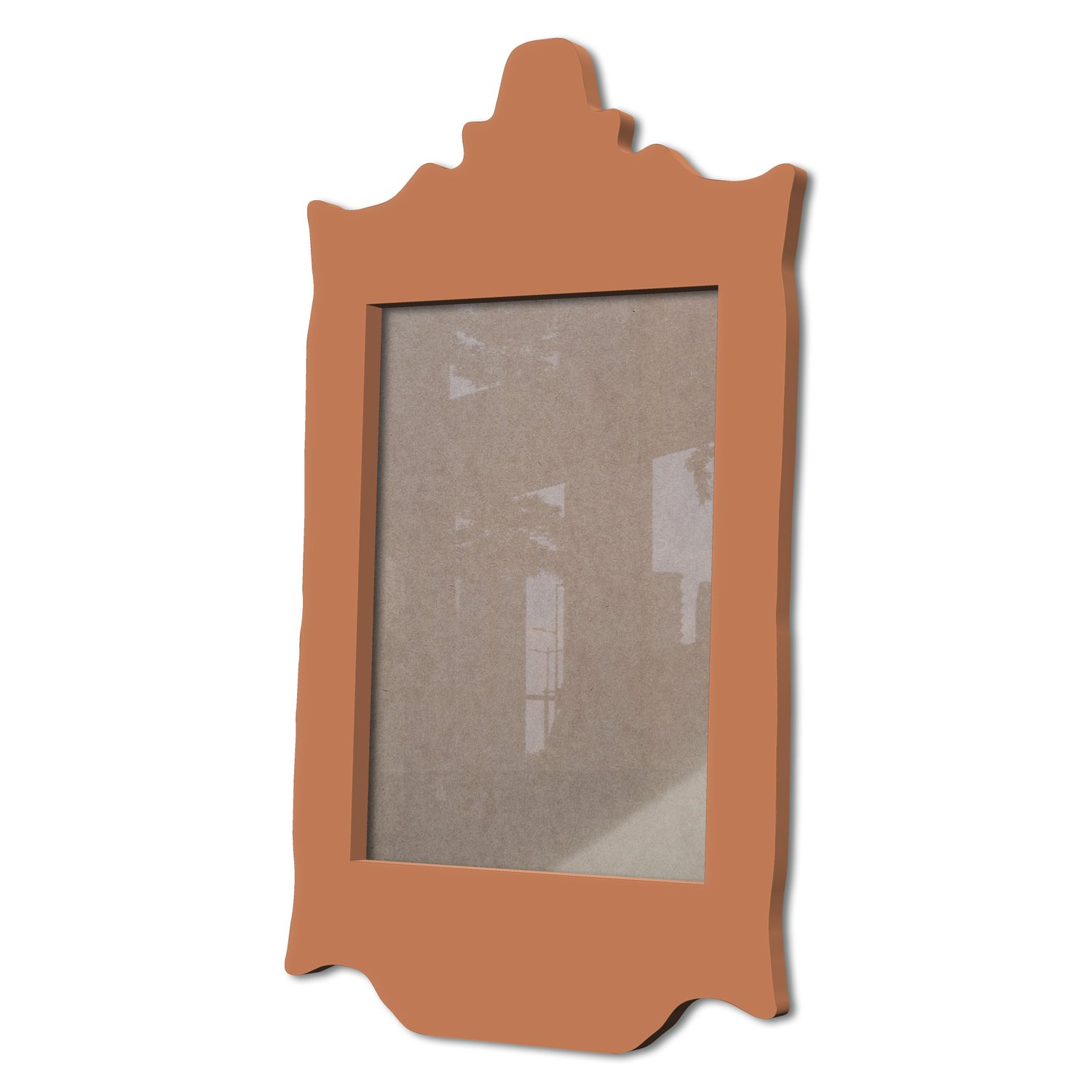 Moldura Provençal Colorida Em Mdf 6 mm Para Quadros Decorativos Com Fundo MDF e Acetato