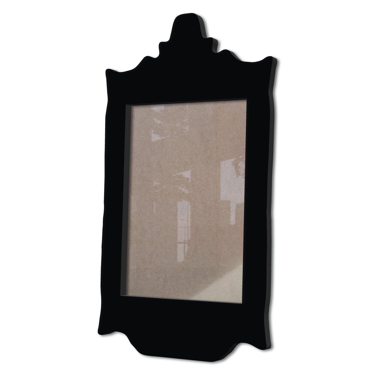Moldura Provençal Colorida Em Mdf 6 mm Para Quadros Decorativos Com Fundo MDF e Acetato