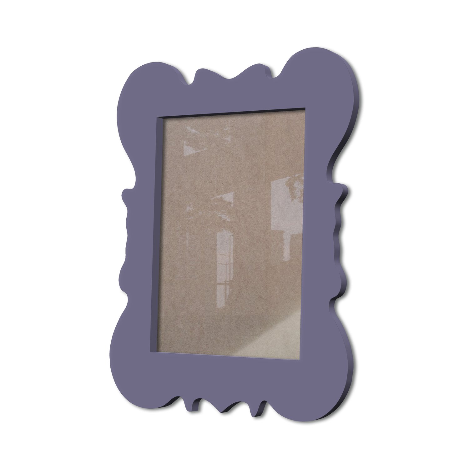 Moldura Provençal Colorida Em Mdf 6 mm Para Quadros Decorativos Com Fundo MDF e Acetato