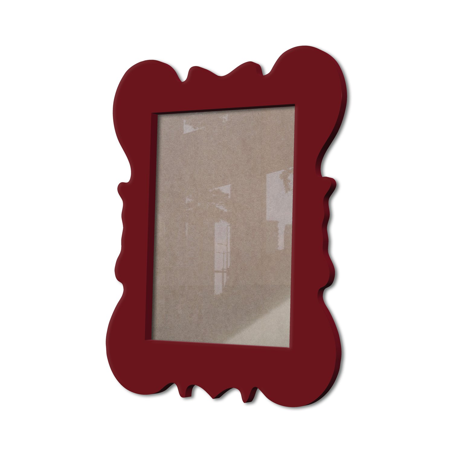 Moldura Provençal Colorida Em Mdf 6 mm Para Quadros Decorativos Com Fundo MDF e Acetato