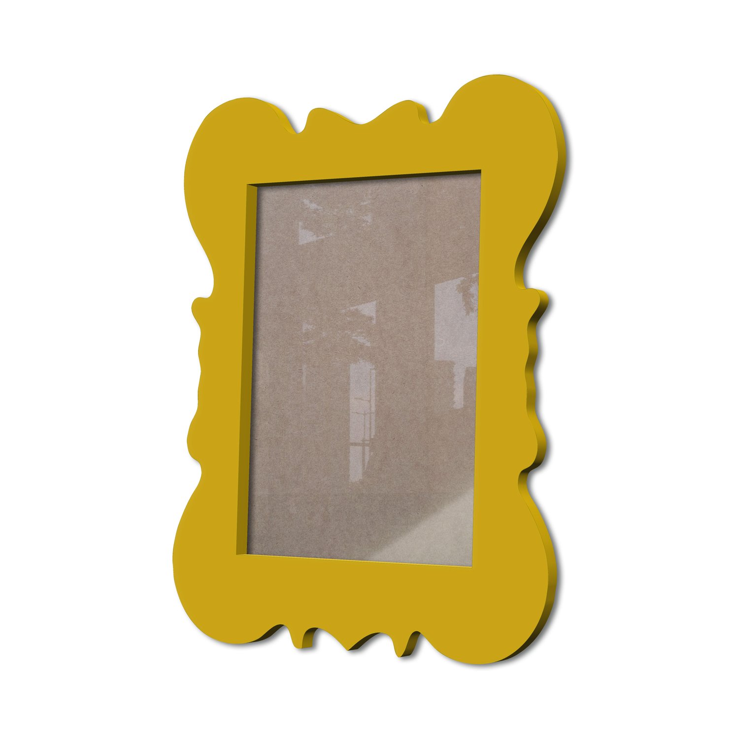 Moldura Provençal Colorida Em Mdf 6 mm Para Quadros Decorativos Com Fundo MDF e Acetato