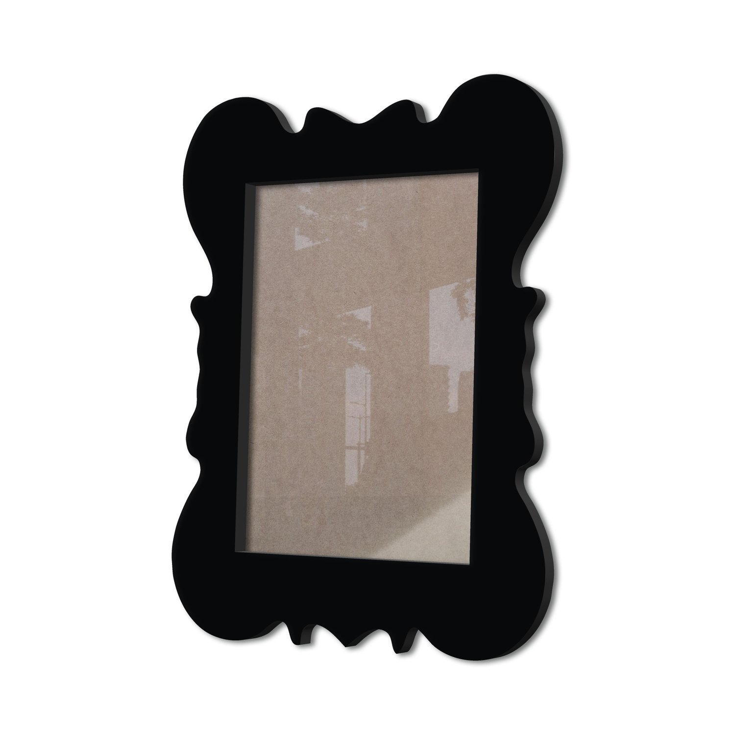 Moldura Provençal Colorida Em Mdf 6 mm Para Quadros Decorativos Com Fundo MDF e Acetato