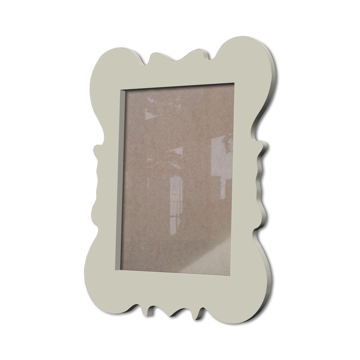 Moldura Provençal Colorida Em Mdf 6 mm Para Quadros Decorativos Com Fundo MDF e Acetato