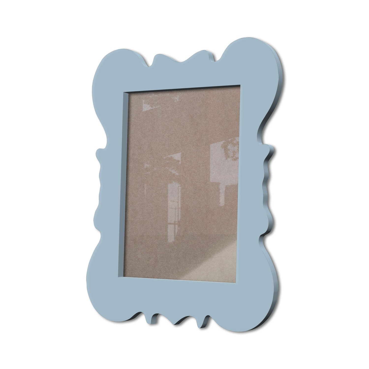 Moldura Provençal Colorida Em Mdf 6 mm Para Quadros Decorativos Com Fundo MDF e Acetato
