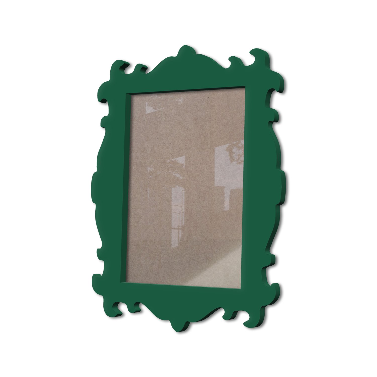 Moldura Provençal Colorida Em Mdf 6 mm Para Quadros Decorativos Com Fundo MDF e Acetato