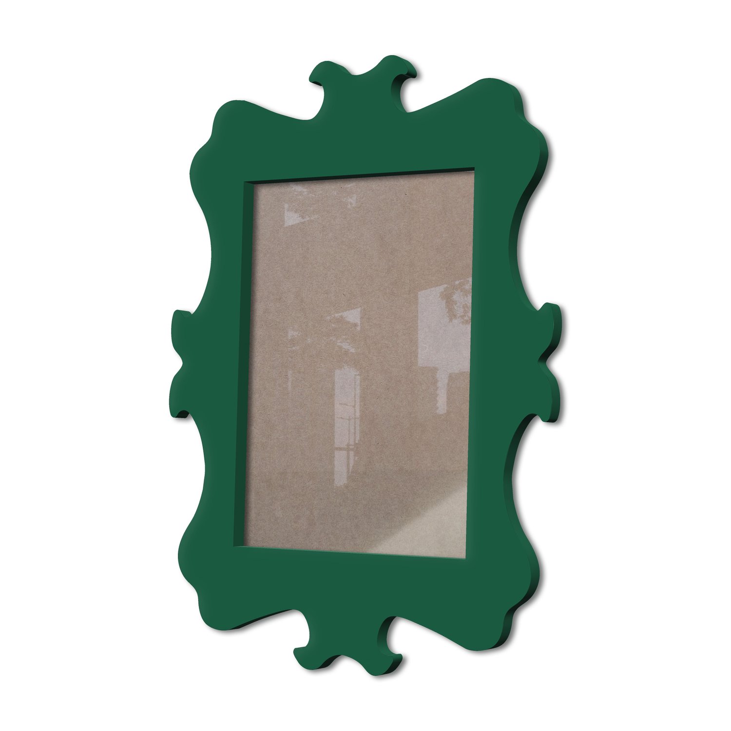 Moldura Provençal Colorida Em Mdf 6 mm Para Quadros Decorativos Com Fundo MDF e Acetato