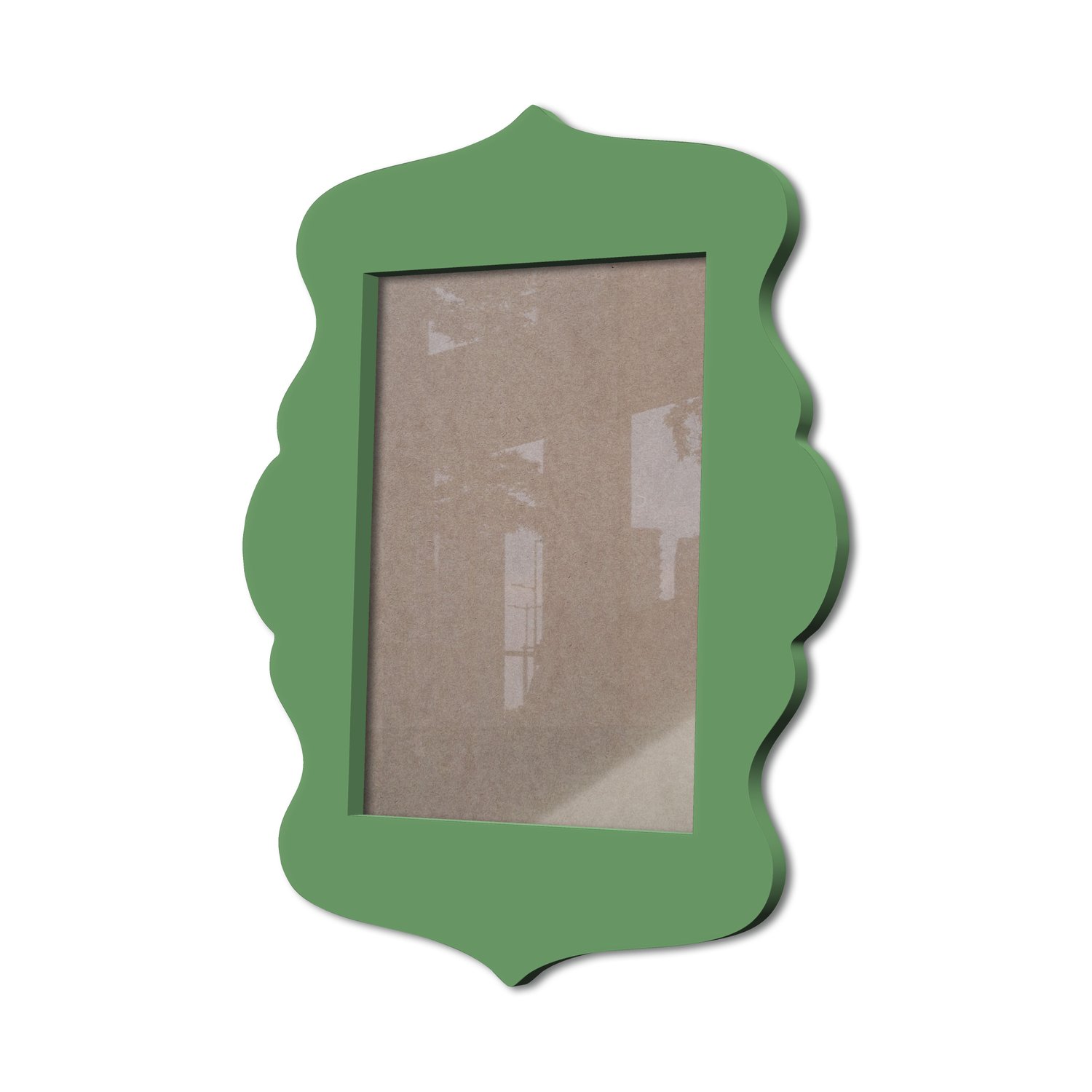 Moldura Provençal Colorida Em Mdf 6 mm Para Quadros Decorativos Com Fundo MDF e Acetato