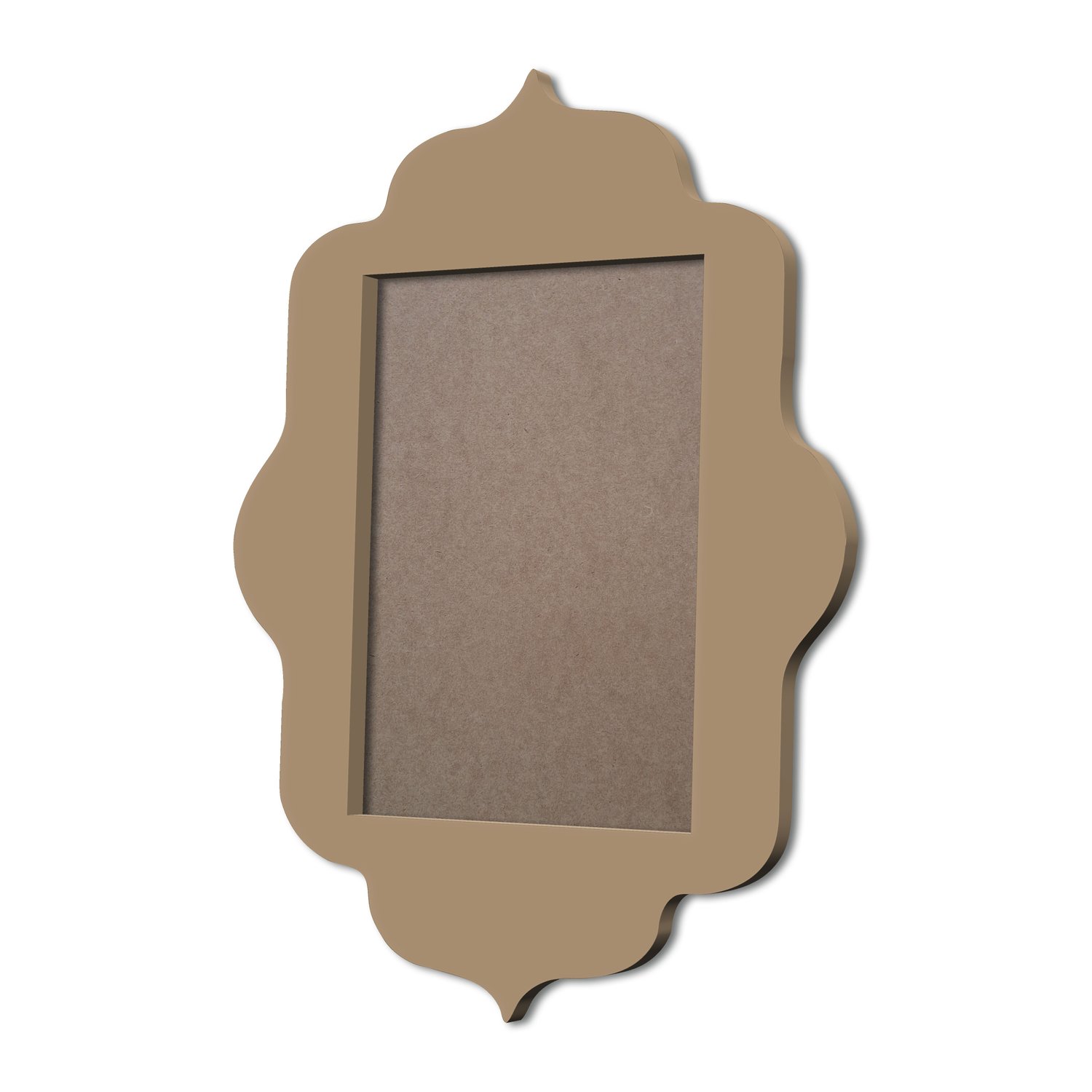 Moldura Provençal Colorida Em MDF 6mm Para Quadros Decorativos Com Fundo MDF