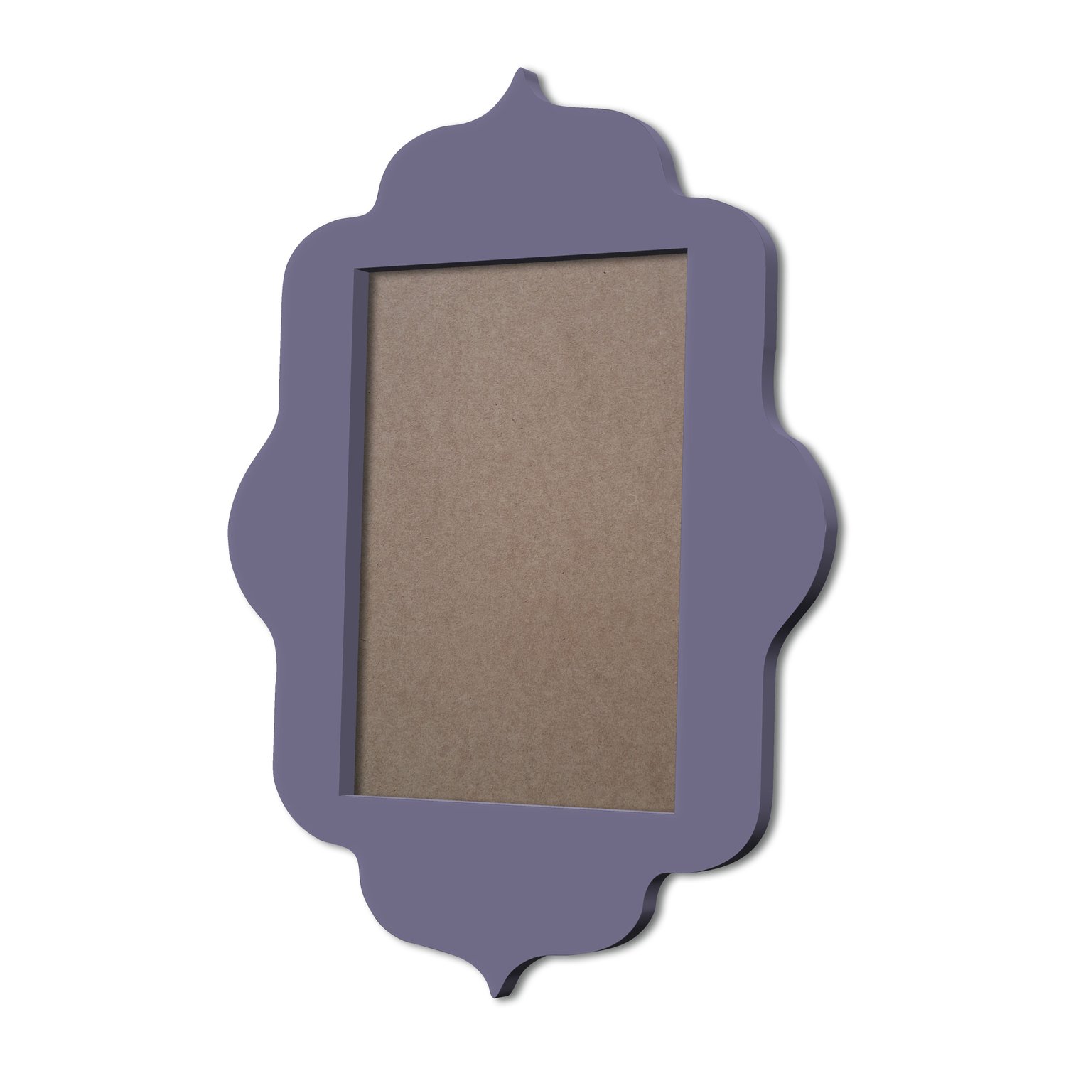 Moldura Provençal Colorida Em MDF 6mm Para Quadros Decorativos Com Fundo MDF