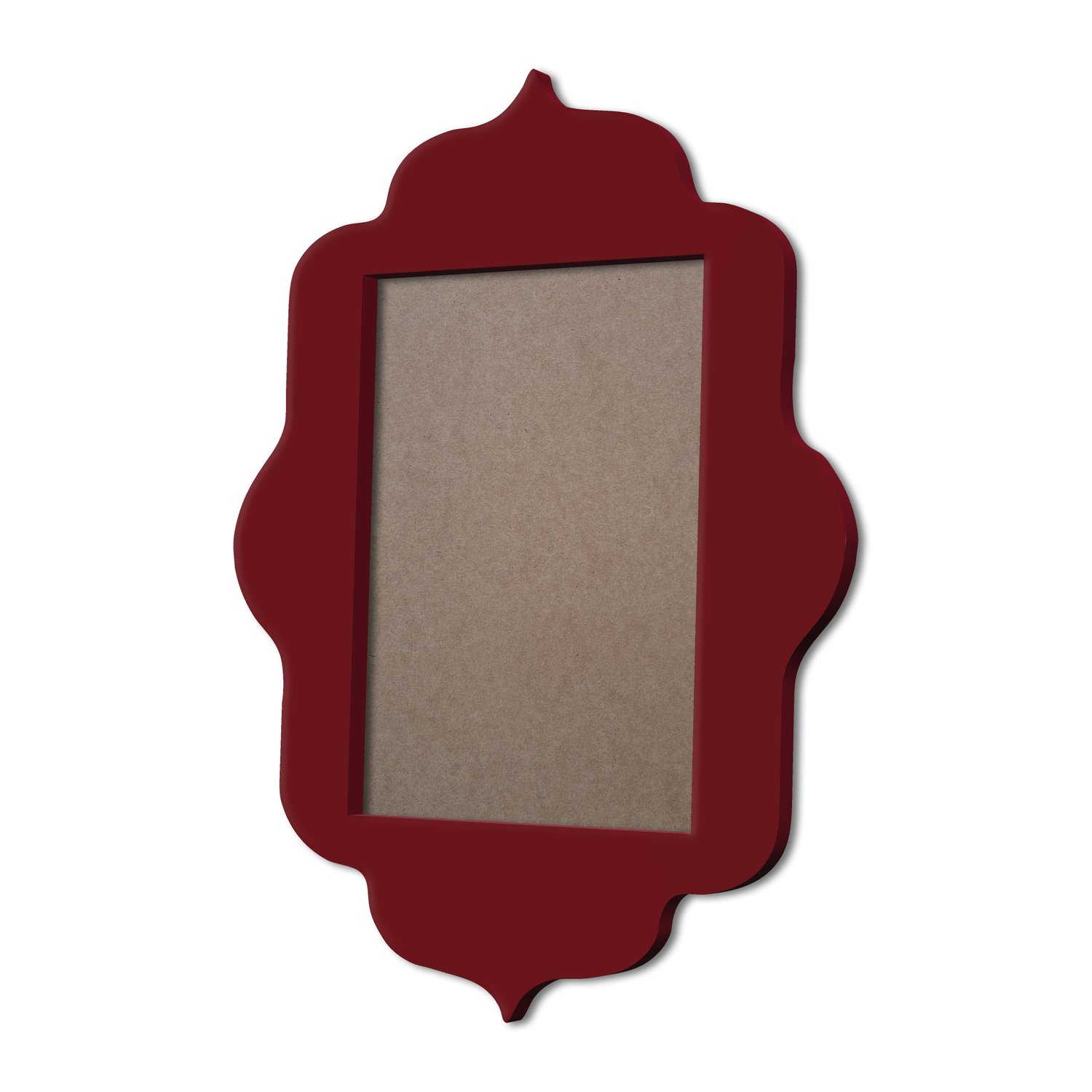 Moldura Provençal Colorida Em MDF 6mm Para Quadros Decorativos Com Fundo MDF