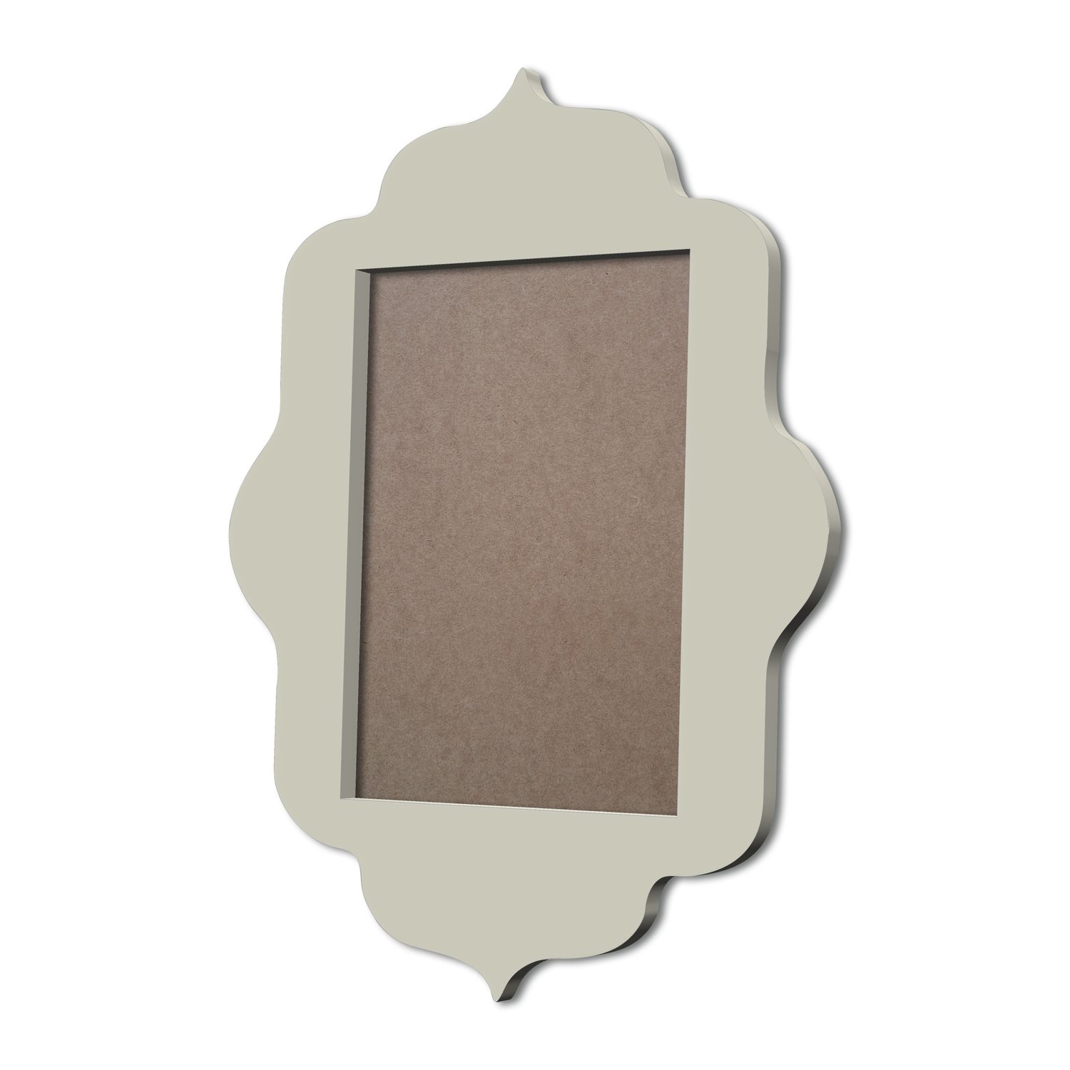 Moldura Provençal Colorida Em MDF 6mm Para Quadros Decorativos Com Fundo MDF