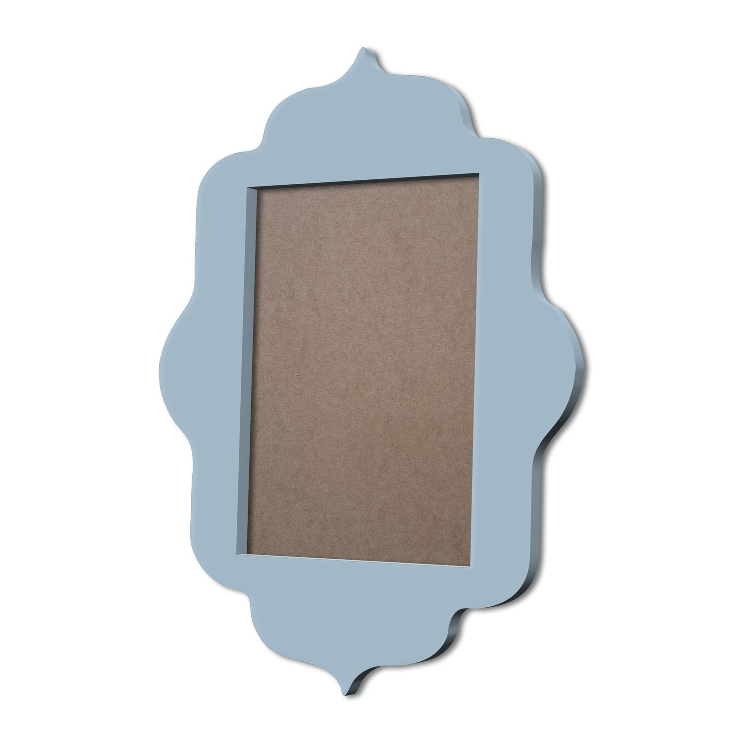 Moldura Provençal Colorida Em MDF 6mm Para Quadros Decorativos Com Fundo MDF