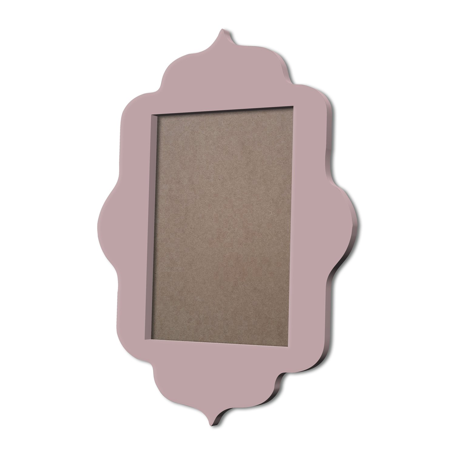 Moldura Provençal Colorida Em MDF 6mm Para Quadros Decorativos Com Fundo MDF