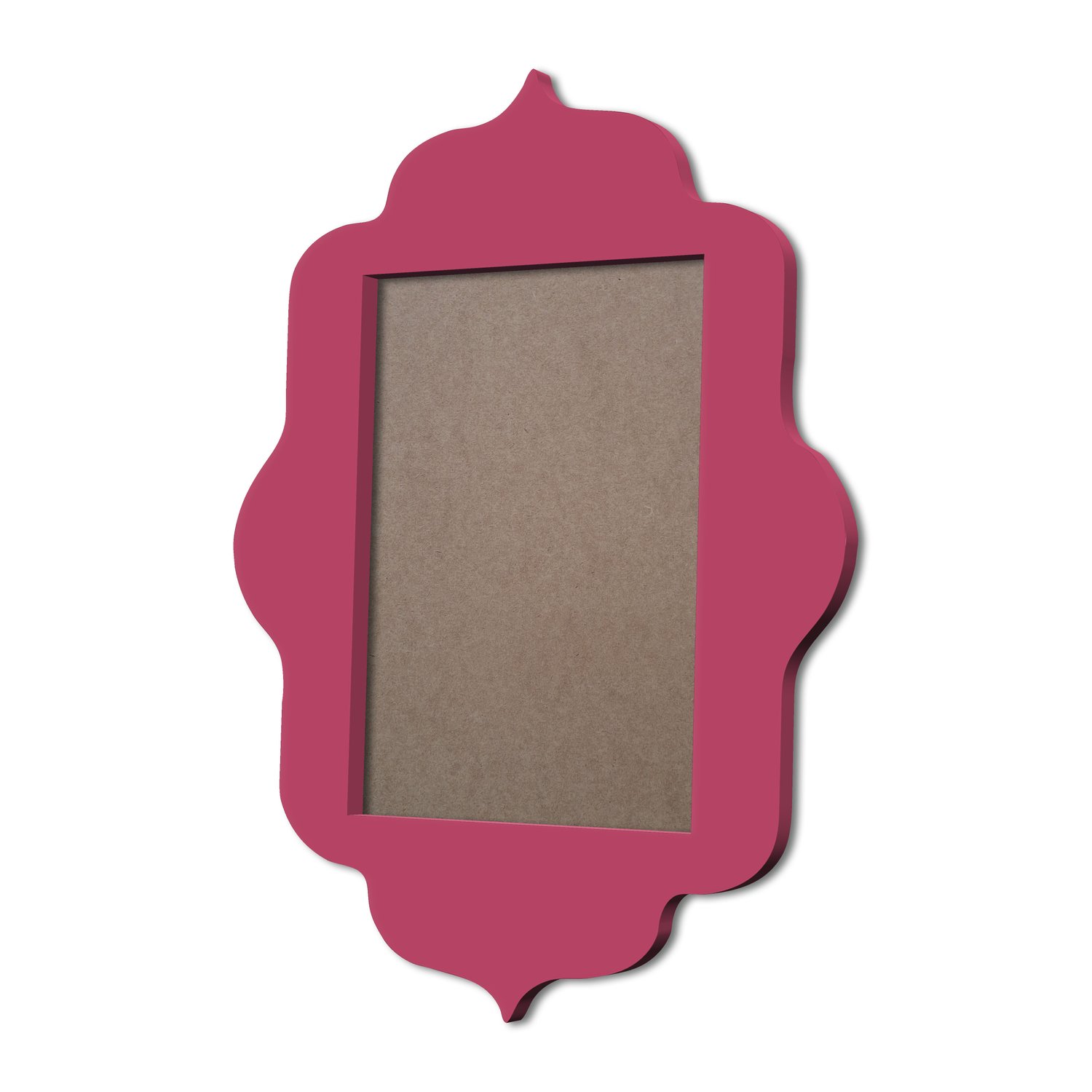 Moldura Provençal Colorida Em MDF 6mm Para Quadros Decorativos Com Fundo MDF