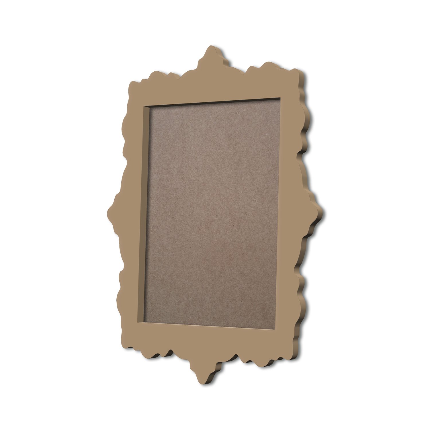 Moldura Provençal Colorida Em MDF 6mm Para Quadros Decorativos Com Fundo MDF