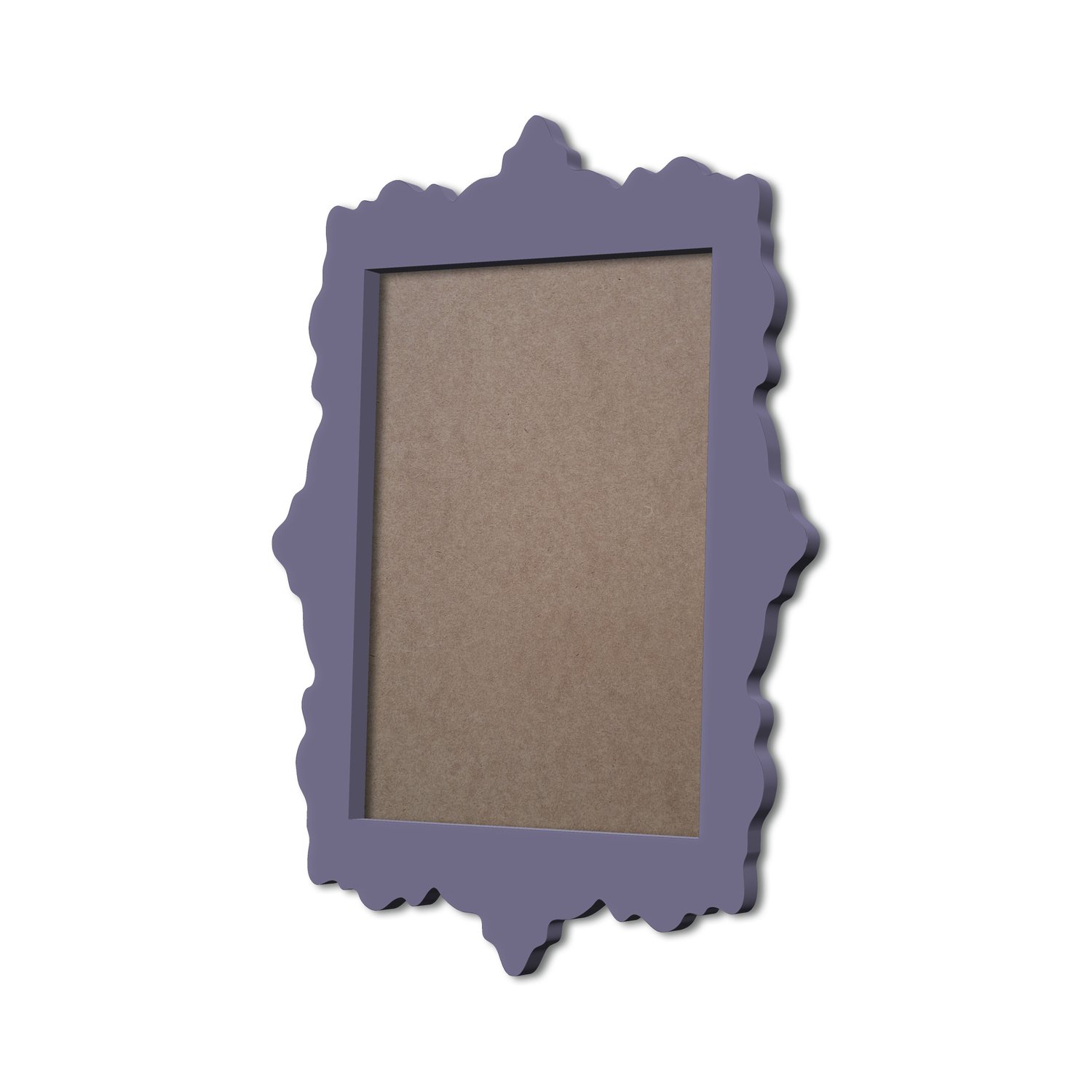 Moldura Provençal Colorida Em MDF 6mm Para Quadros Decorativos Com Fundo MDF