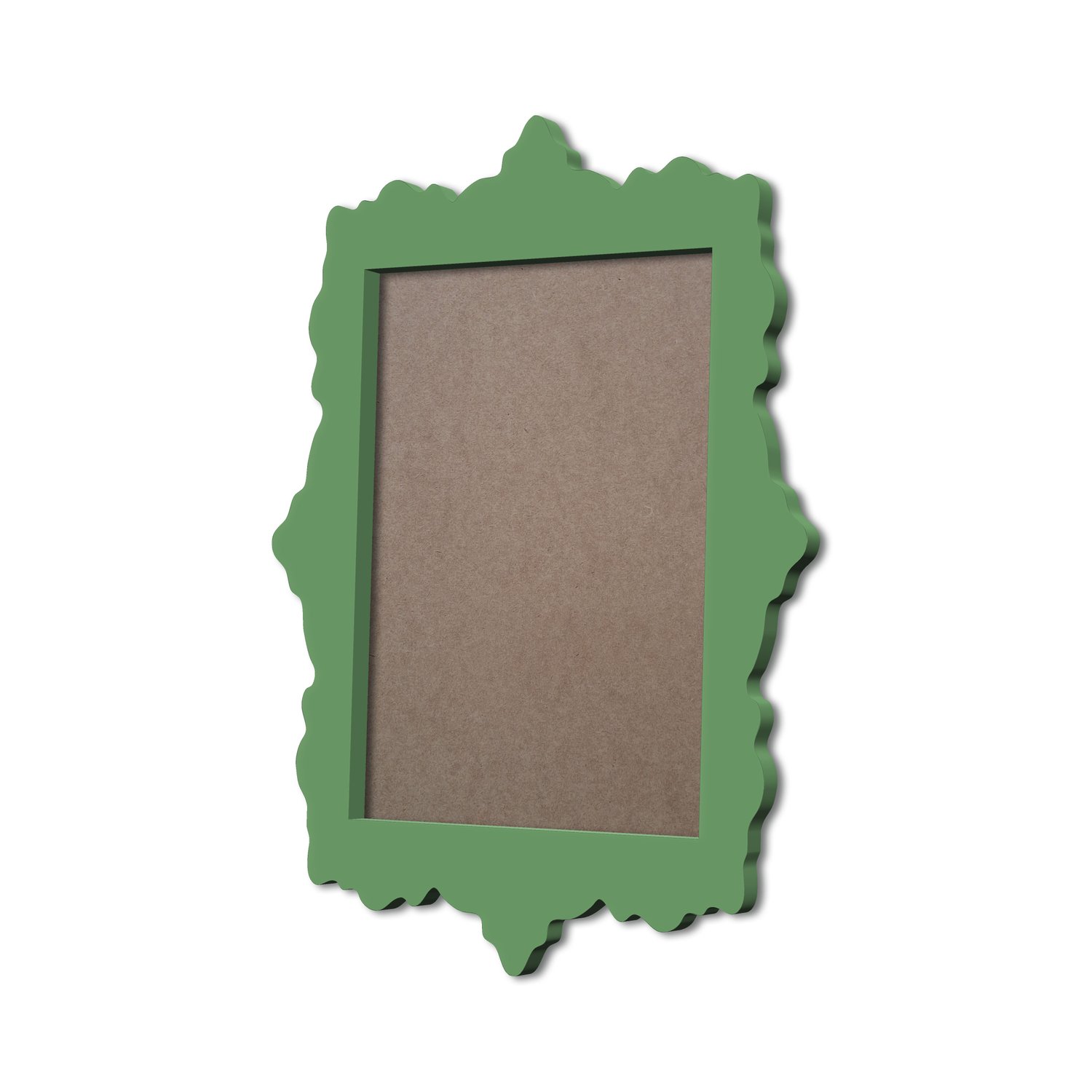 Moldura Provençal Colorida Em MDF 6mm Para Quadros Decorativos Com Fundo MDF