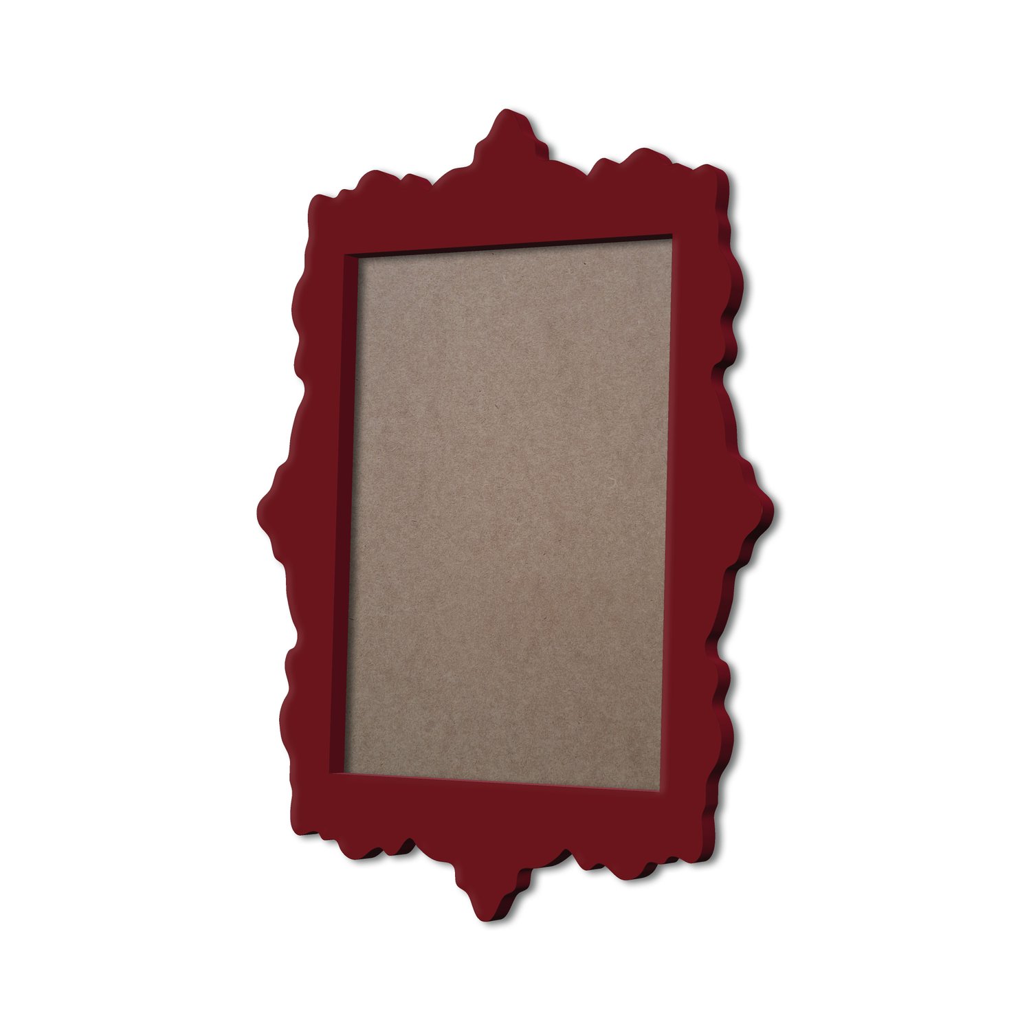 Moldura Provençal Colorida Em MDF 6mm Para Quadros Decorativos Com Fundo MDF