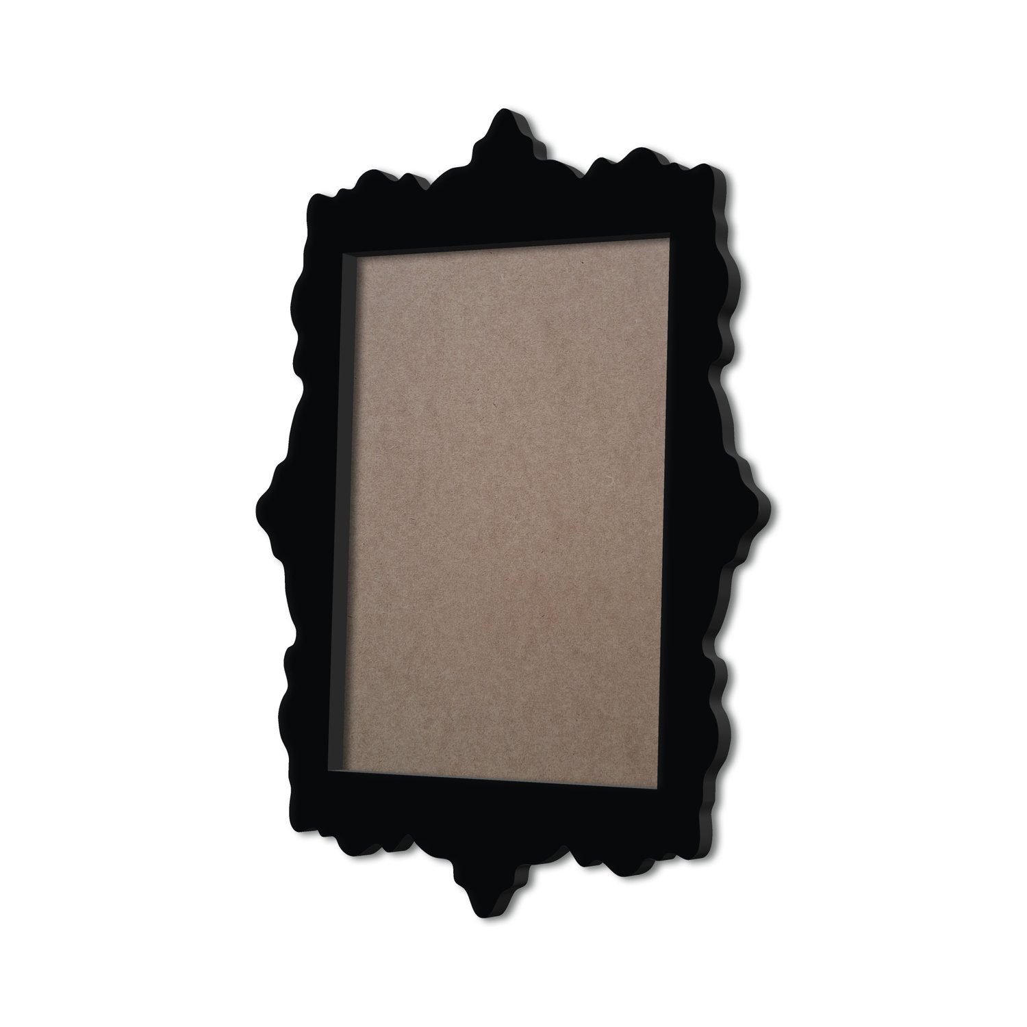 Moldura Provençal Colorida Em MDF 6mm Para Quadros Decorativos Com Fundo MDF