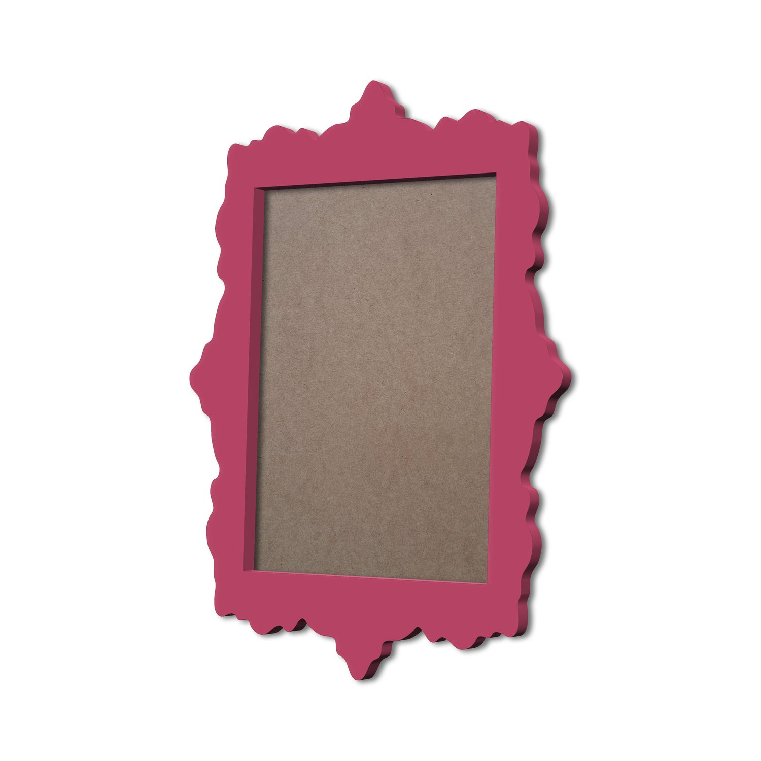 Moldura Provençal Colorida Em MDF 6mm Para Quadros Decorativos Com Fundo MDF