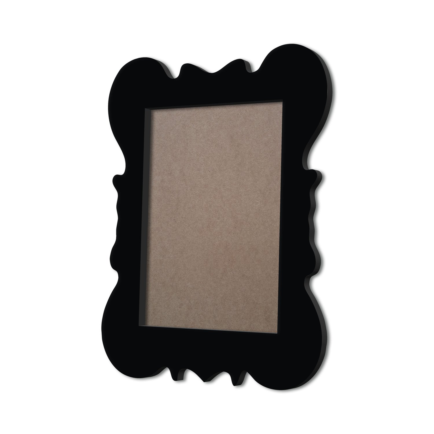 Moldura Provençal Colorida Em MDF 6mm Para Quadros Decorativos Com Fundo MDF