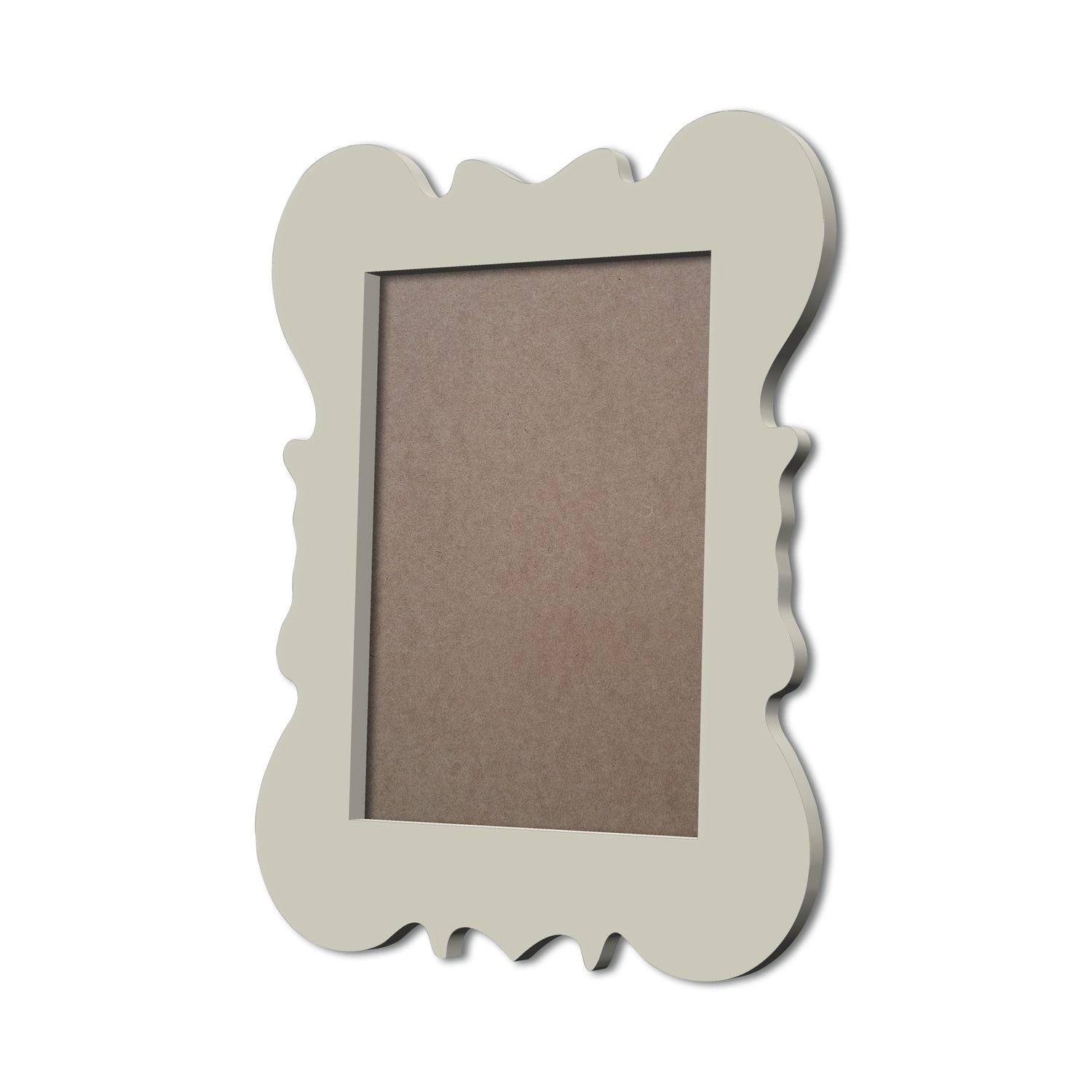 Moldura Provençal Colorida Em MDF 6mm Para Quadros Decorativos Com Fundo MDF