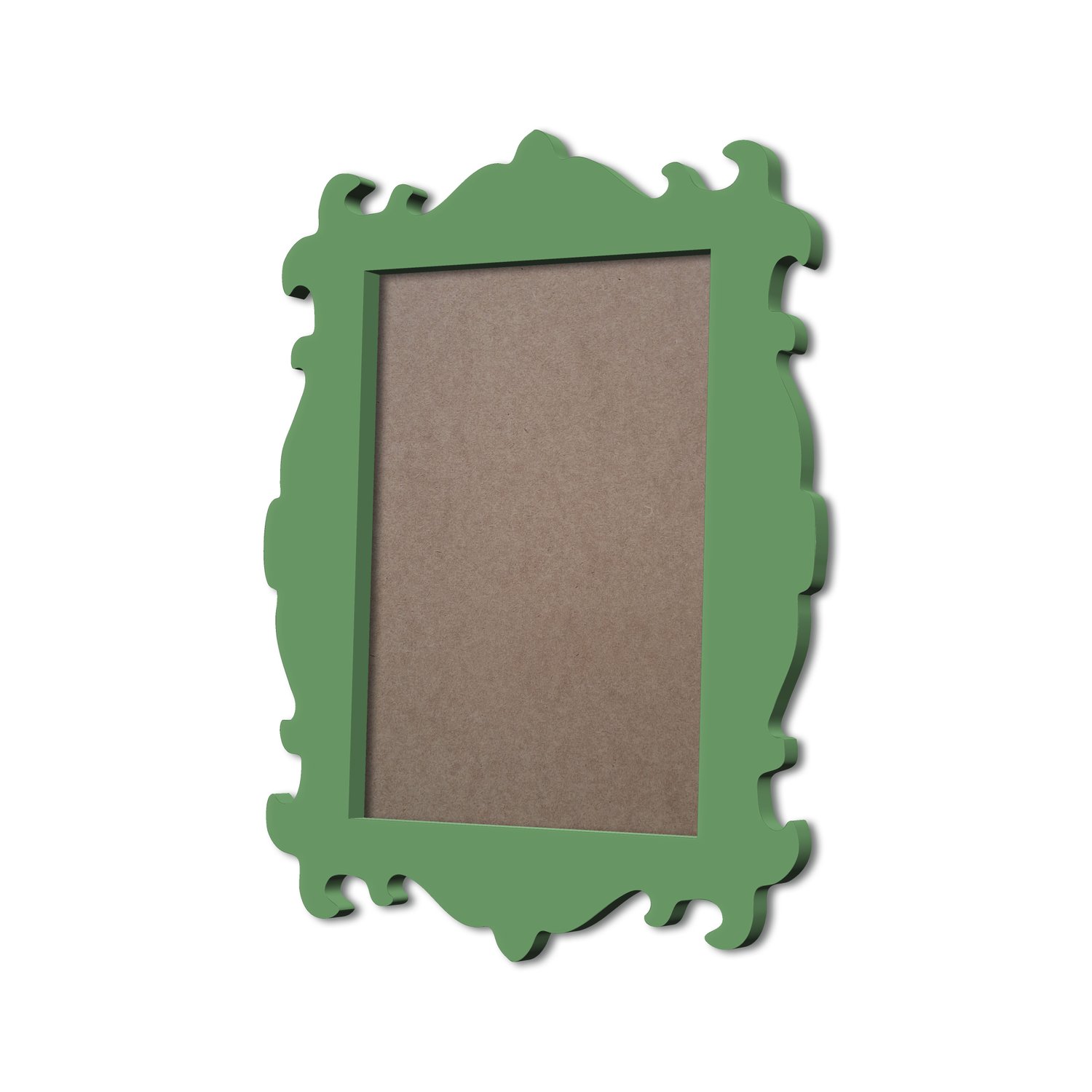 Moldura Provençal Colorida Em MDF 6mm Para Quadros Decorativos Com Fundo MDF