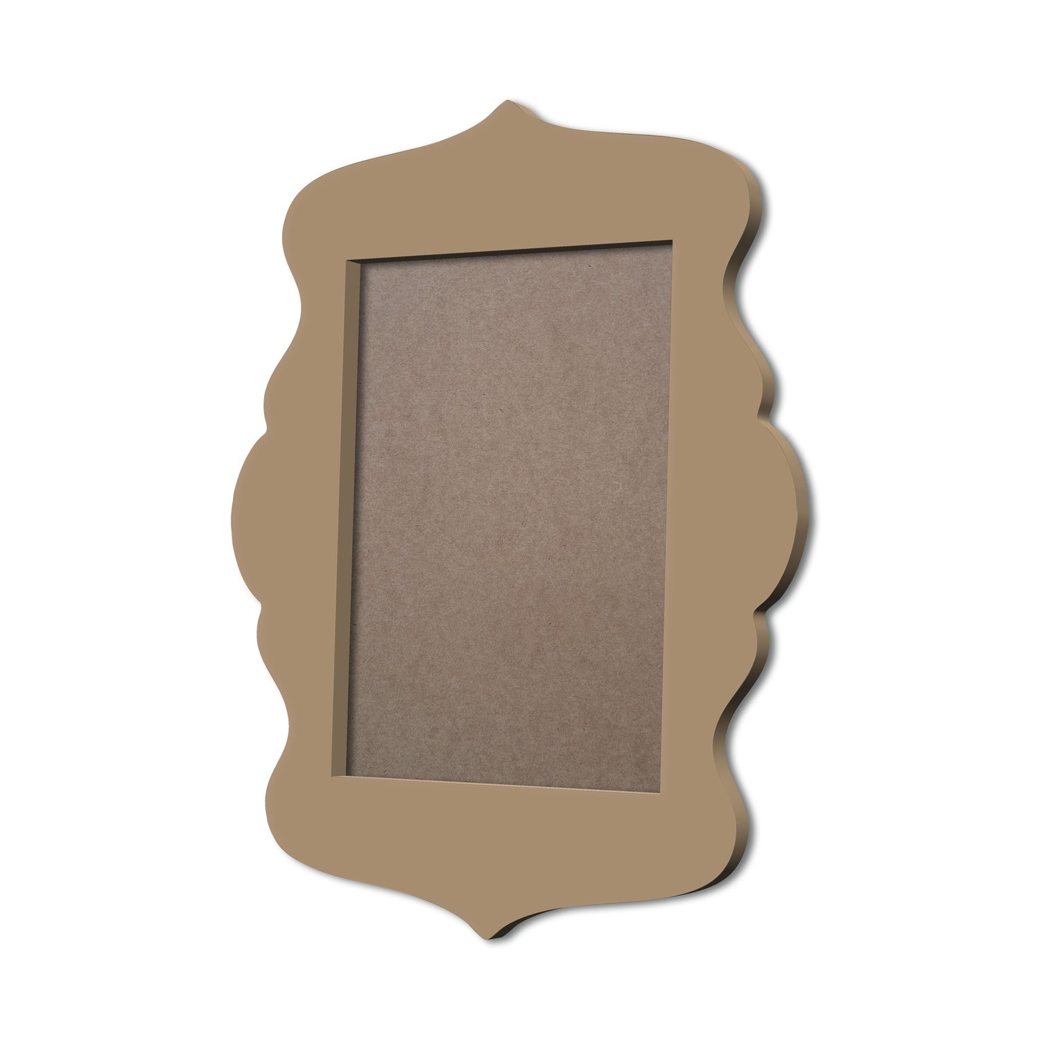 Moldura Provençal Colorida Em MDF 6mm Para Quadros Decorativos Com Fundo MDF