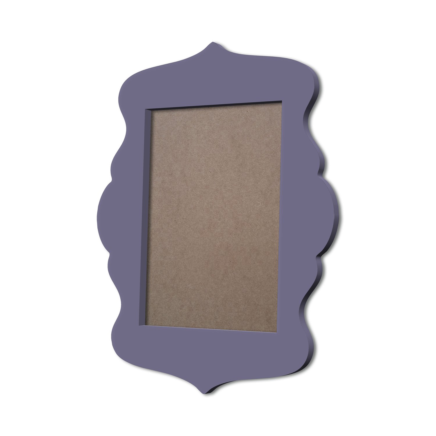 Moldura Provençal Colorida Em MDF 6mm Para Quadros Decorativos Com Fundo MDF