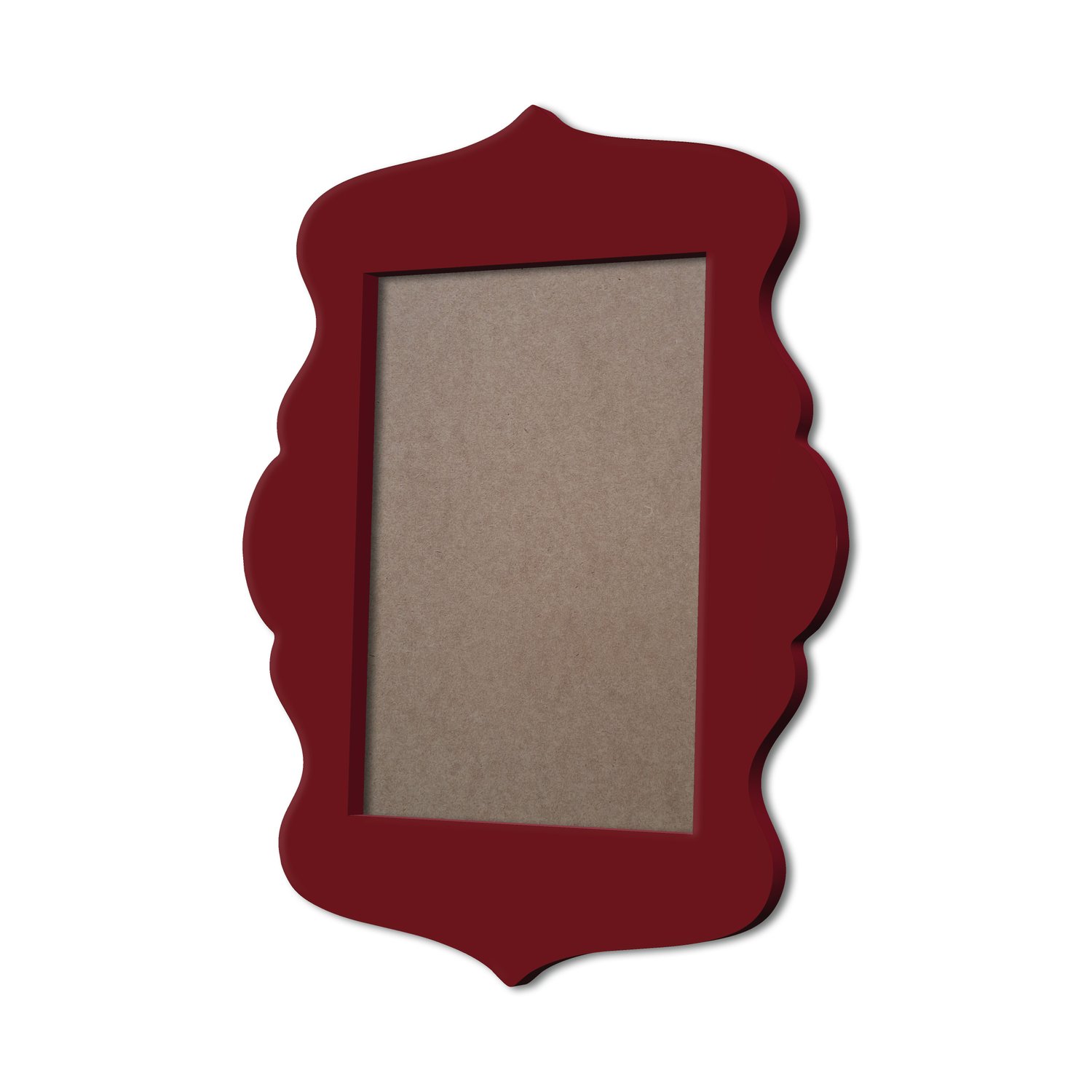 Moldura Provençal Colorida Em MDF 6mm Para Quadros Decorativos Com Fundo MDF