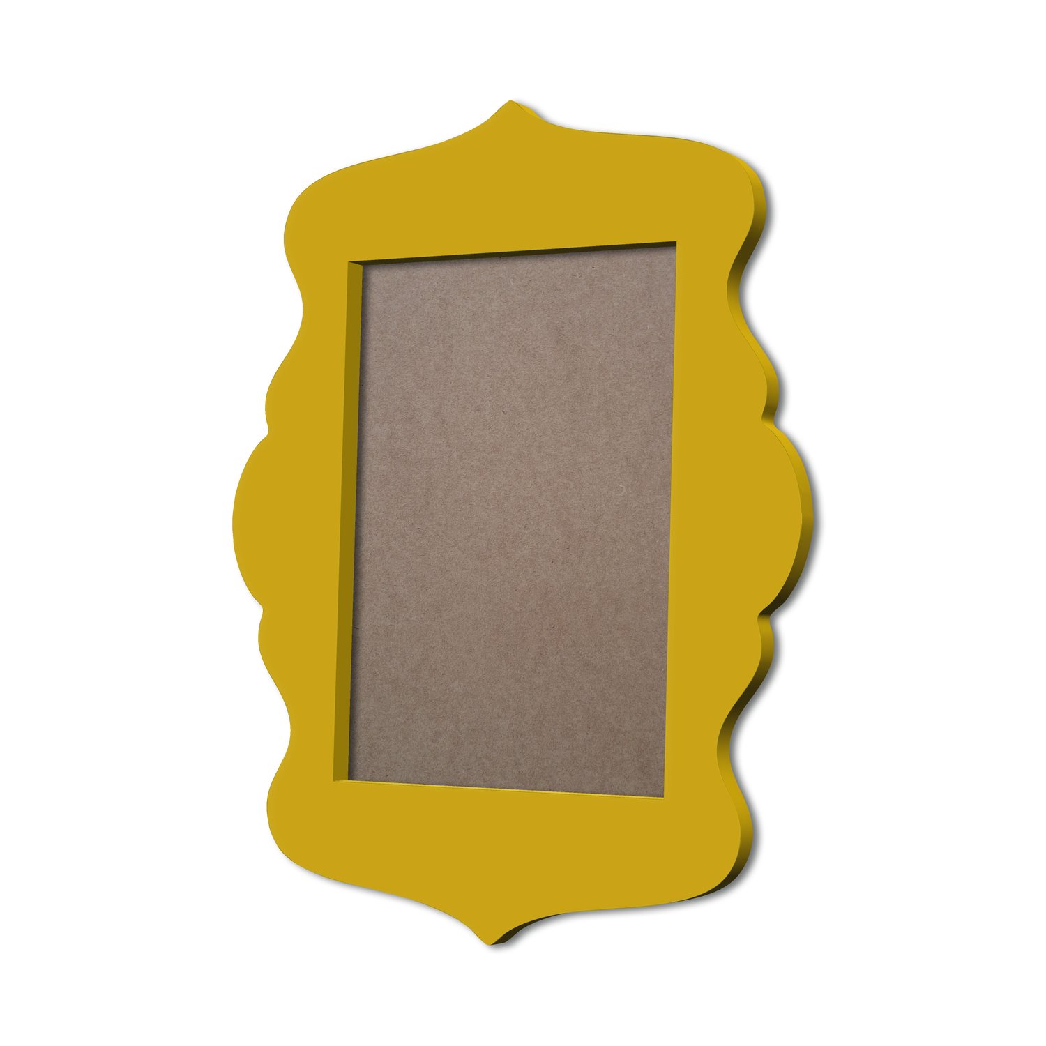 Moldura Provençal Colorida Em MDF 6mm Para Quadros Decorativos Com Fundo MDF