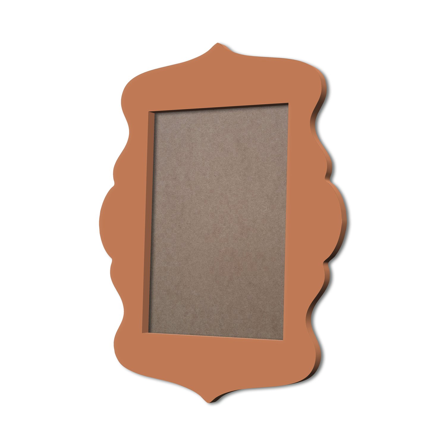 Moldura Provençal Colorida Em MDF 6mm Para Quadros Decorativos Com Fundo MDF
