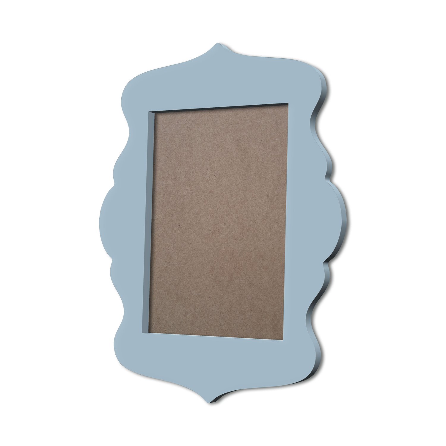 Moldura Provençal Colorida Em MDF 6mm Para Quadros Decorativos Com Fundo MDF