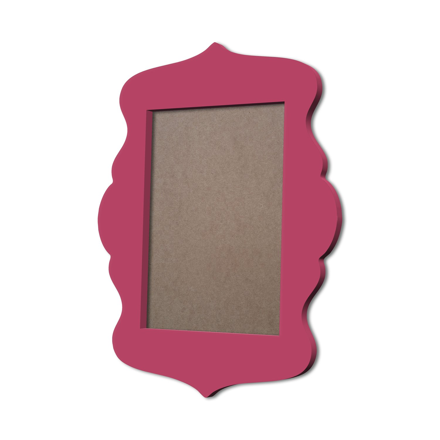 Moldura Provençal Colorida Em MDF 6mm Para Quadros Decorativos Com Fundo MDF