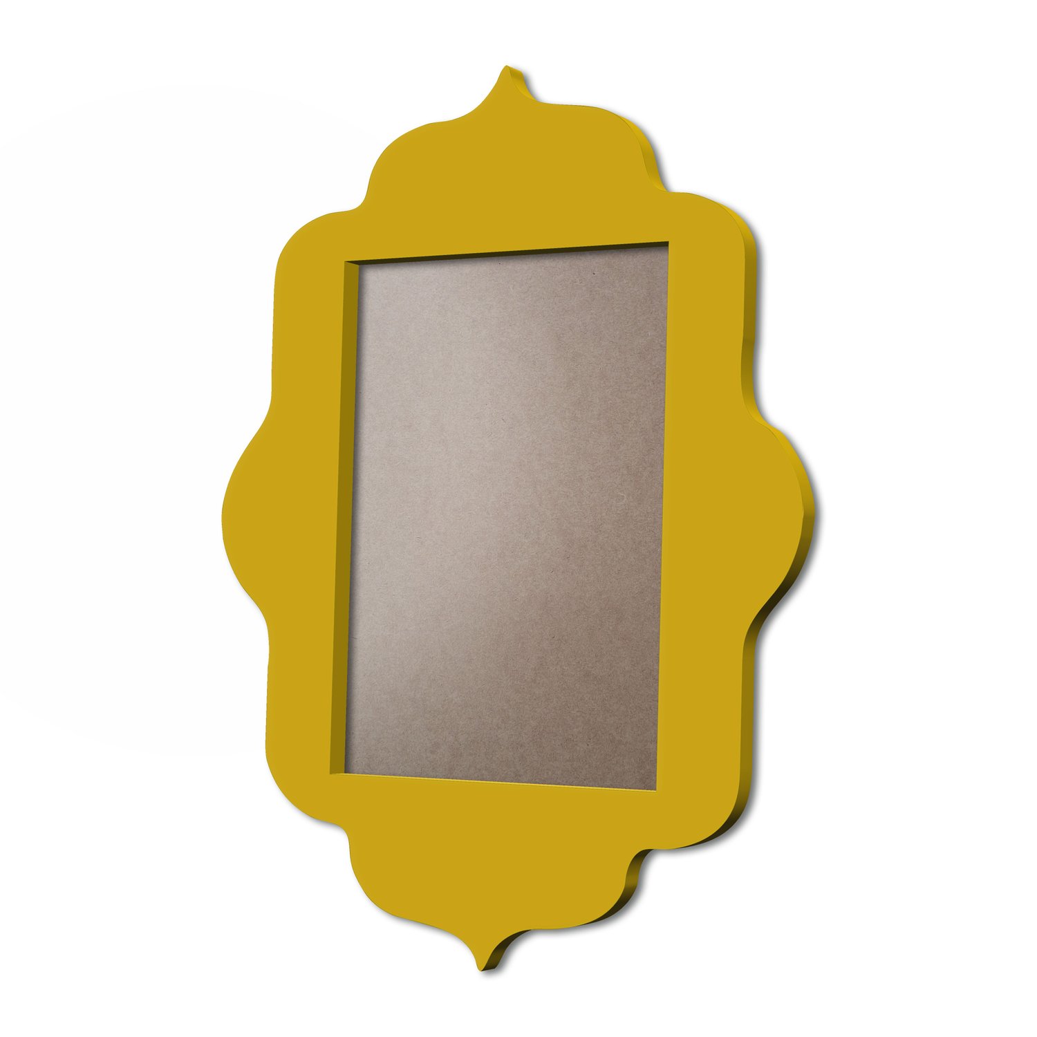 Moldura Provençal Colorida Em MDF 6mm Para Quadros Decorativos Com Fundo MDF e PVC Antirreflexo