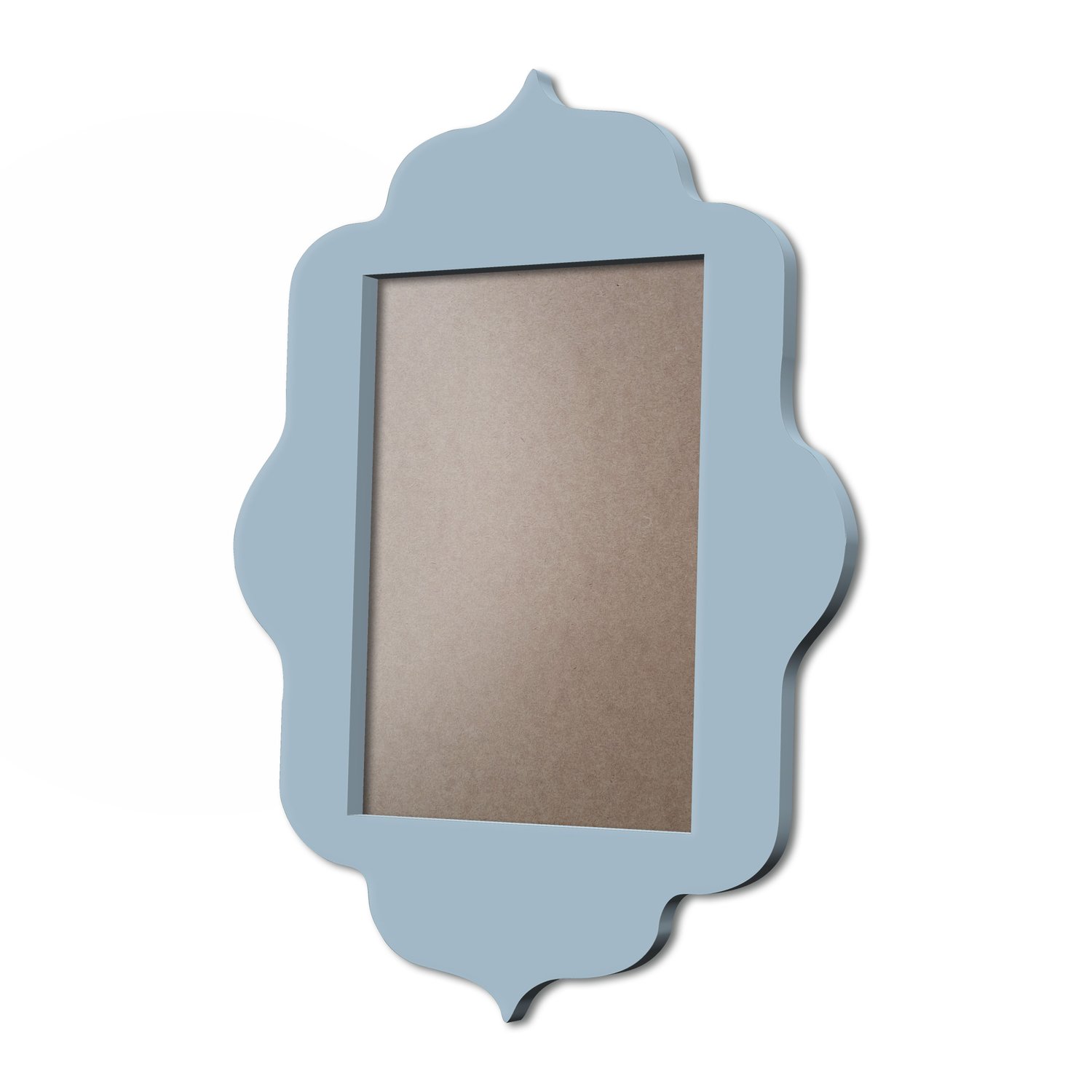 Moldura Provençal Colorida Em MDF 6mm Para Quadros Decorativos Com Fundo MDF e PVC Antirreflexo