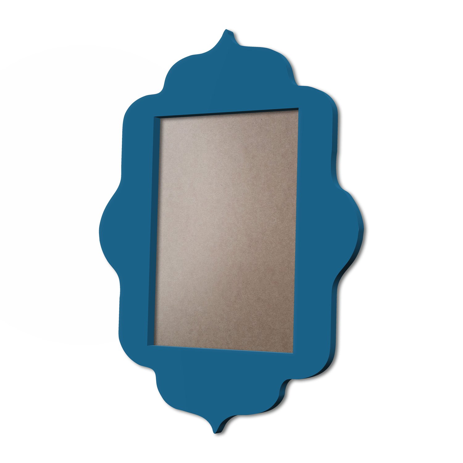 Moldura Provençal Colorida Em MDF 6mm Para Quadros Decorativos Com Fundo MDF e PVC Antirreflexo