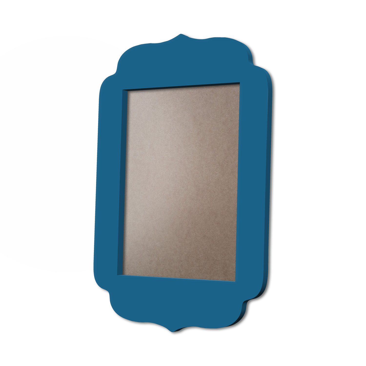 Moldura Provençal Colorida Em MDF 6mm Para Quadros Decorativos Com Fundo MDF e PVC Antirreflexo