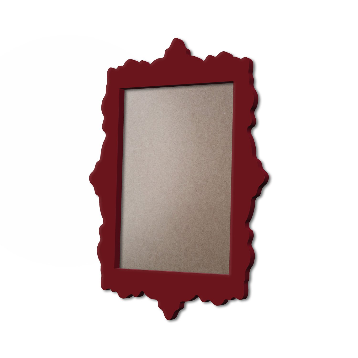 Moldura Provençal Colorida Em MDF 6mm Para Quadros Decorativos Com Fundo MDF e PVC Antirreflexo