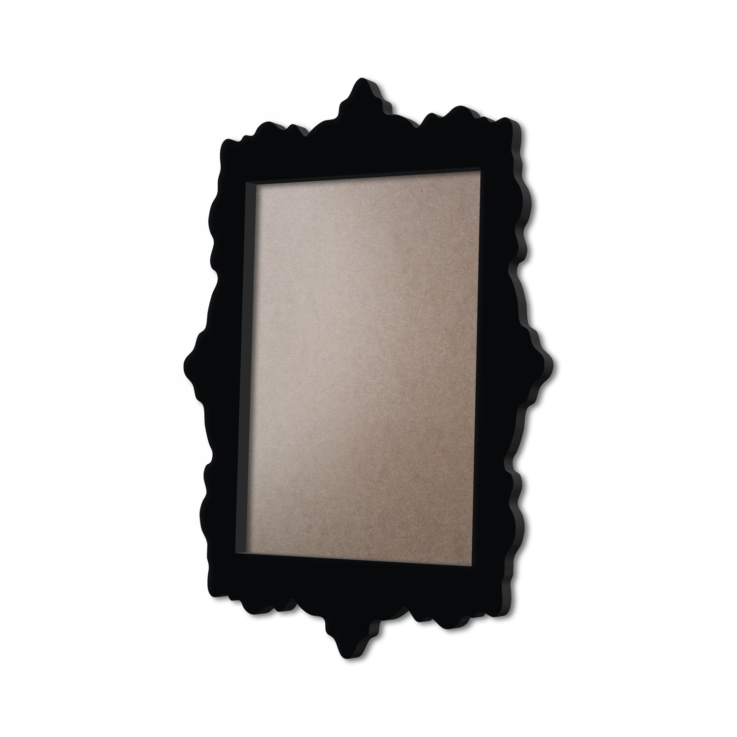 Moldura Provençal Colorida Em MDF 6mm Para Quadros Decorativos Com Fundo MDF e PVC Antirreflexo