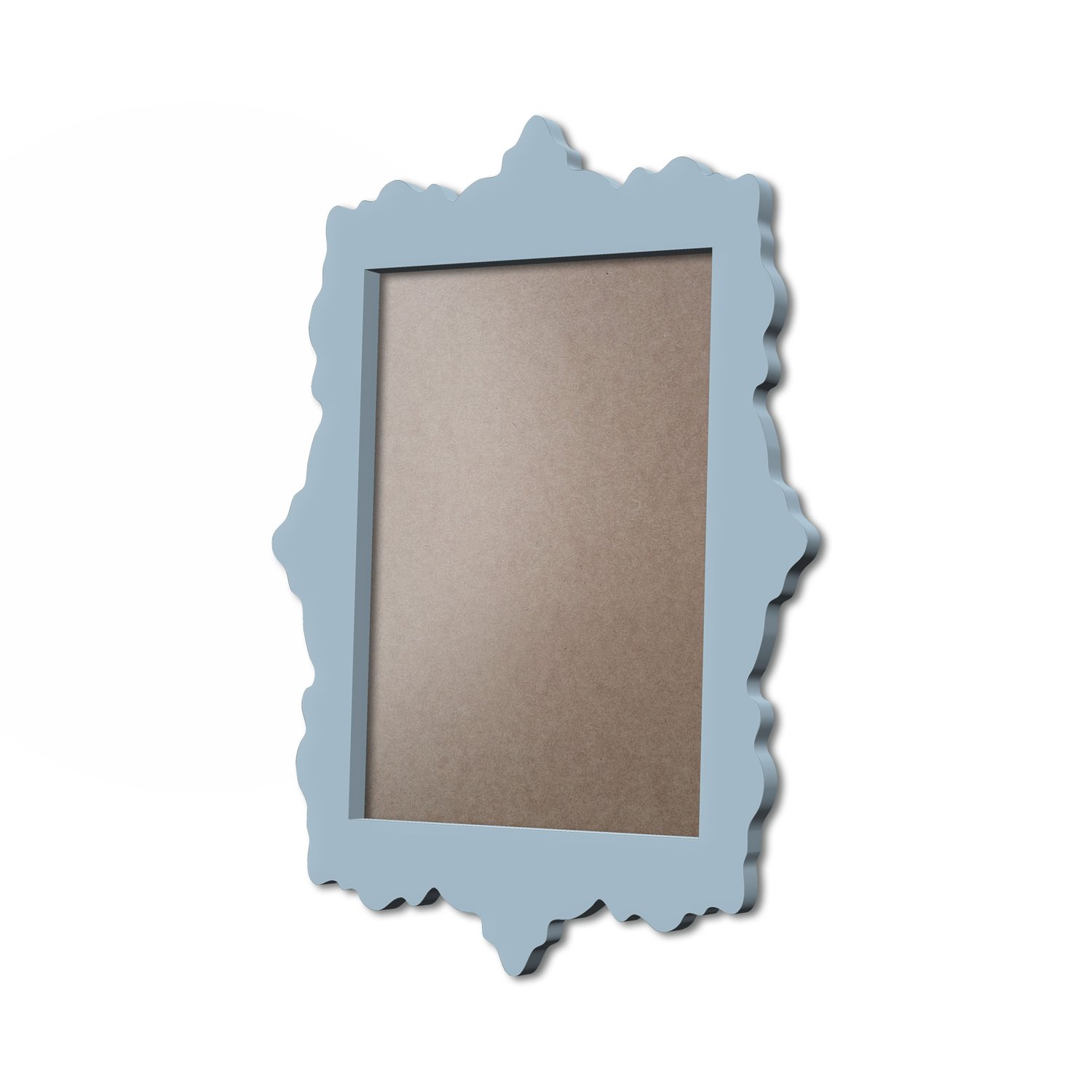Moldura Provençal Colorida Em MDF 6mm Para Quadros Decorativos Com Fundo MDF e PVC Antirreflexo