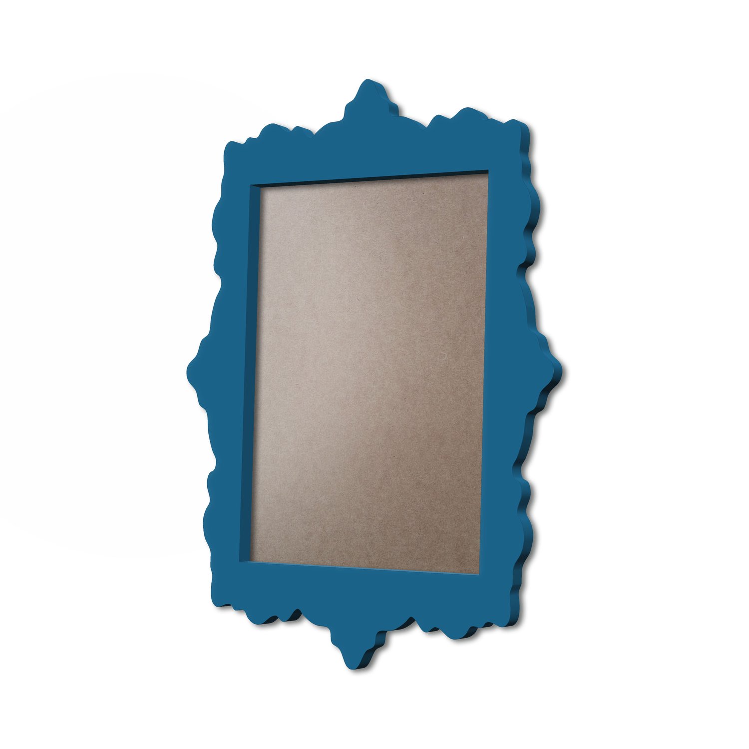 Moldura Provençal Colorida Em MDF 6mm Para Quadros Decorativos Com Fundo MDF e PVC Antirreflexo