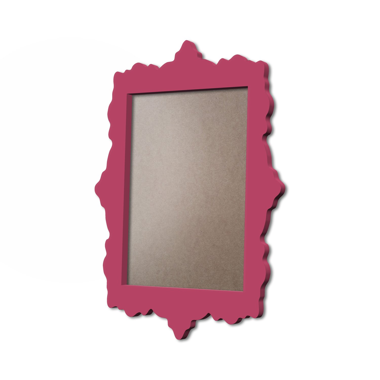Moldura Provençal Colorida Em MDF 6mm Para Quadros Decorativos Com Fundo MDF e PVC Antirreflexo