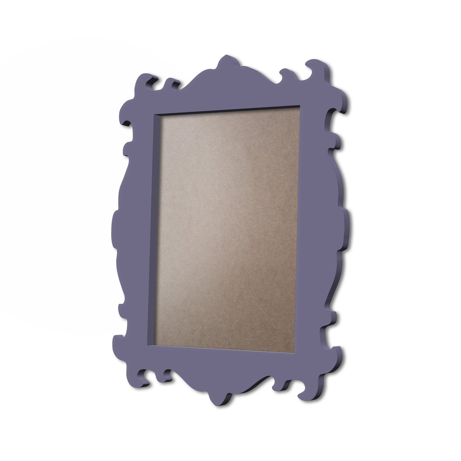 Moldura Provençal Colorida Em MDF 6mm Para Quadros Decorativos Com Fundo MDF e PVC Antirreflexo
