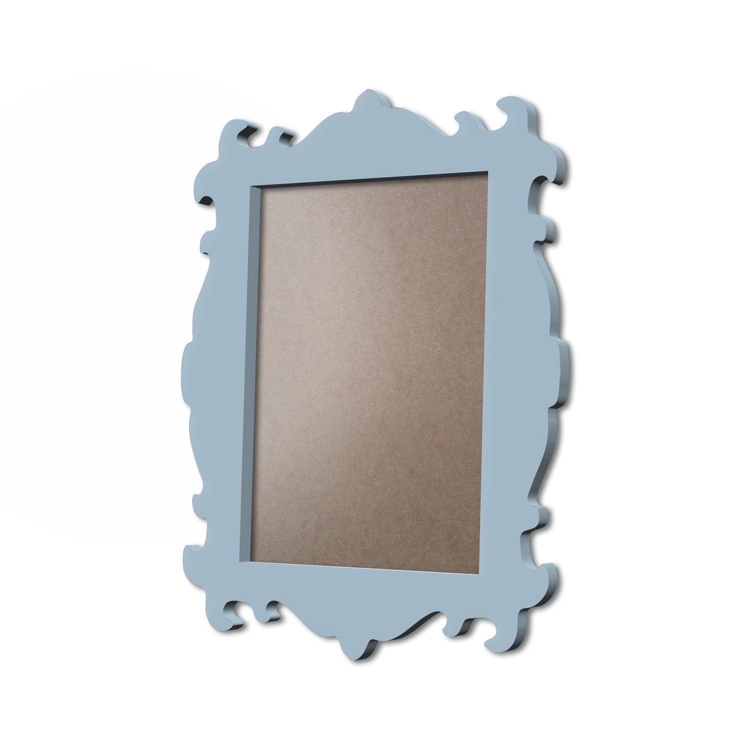 Moldura Provençal Colorida Em MDF 6mm Para Quadros Decorativos Com Fundo MDF e PVC Antirreflexo