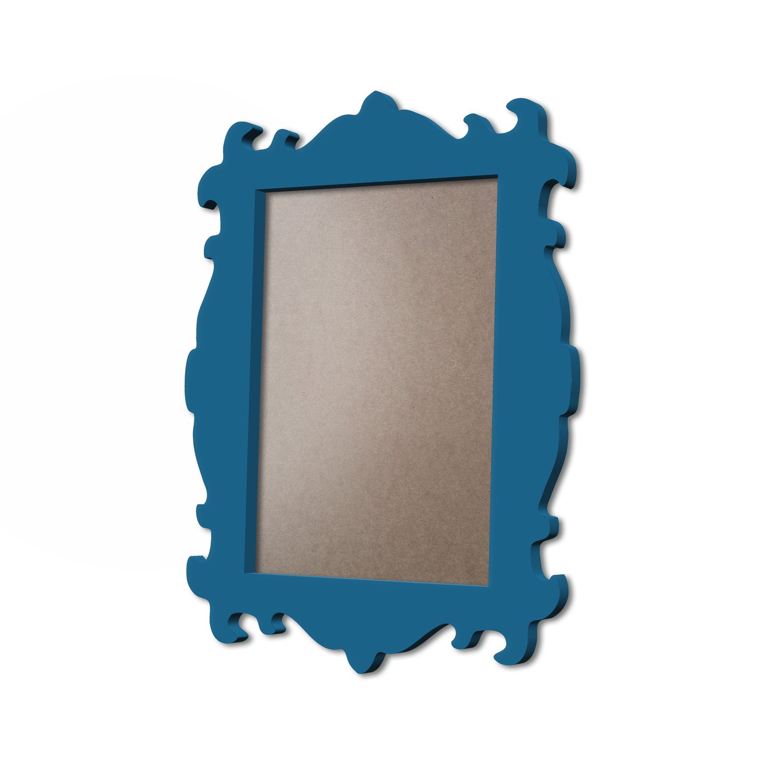 Moldura Provençal Colorida Em MDF 6mm Para Quadros Decorativos Com Fundo MDF e PVC Antirreflexo